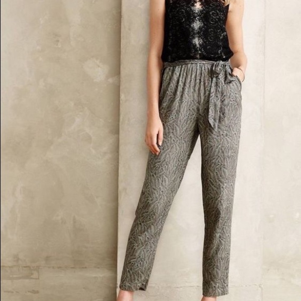 Anthropologie Lace Medley Jumpsuit by Elevenses