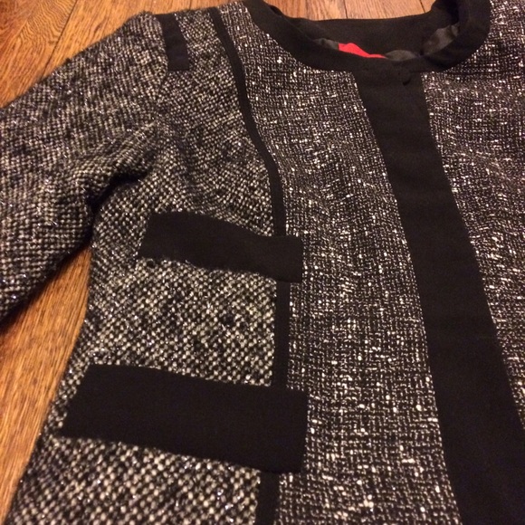✨HP✨ NARCISO RODRIGUEZ LUREX TWEED JACKET - Picture 3 of 4