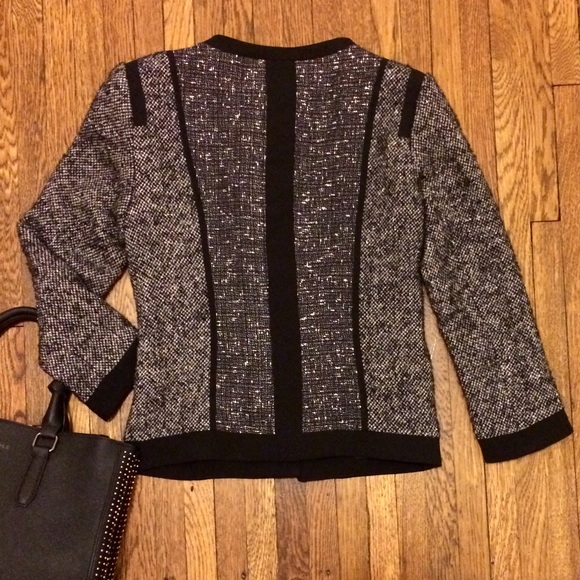 ✨HP✨ NARCISO RODRIGUEZ LUREX TWEED JACKET - Picture 4 of 4
