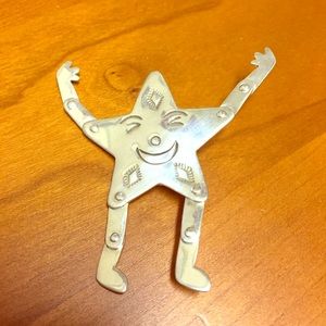 Whimsical Sterling pin