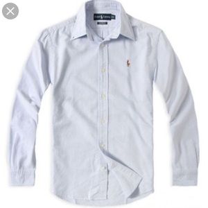 Elite Blue Ralph Lauren Oxford  Polo / size 12