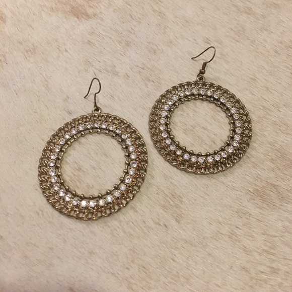 Gold earrings - Picture 1 of 1