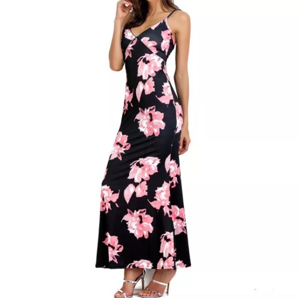 salePink floral dress - Picture 2 of 4