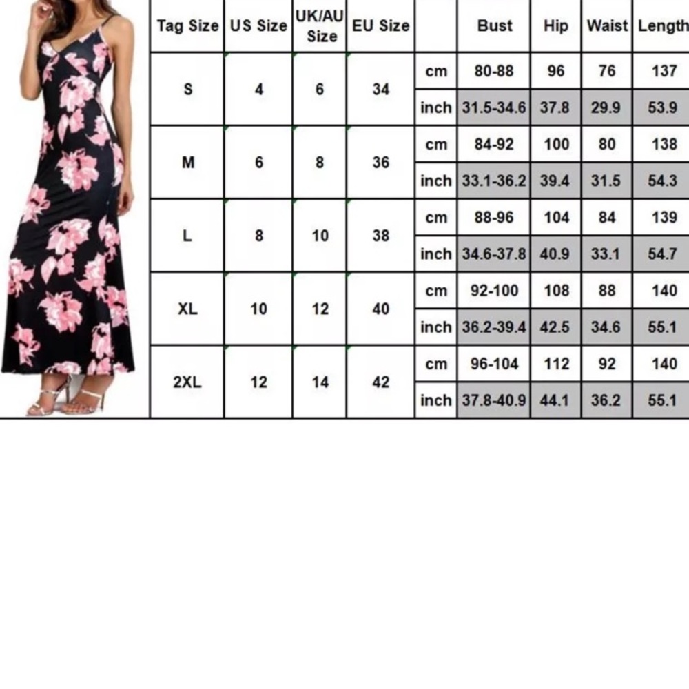 salePink floral dress - Picture 4 of 4