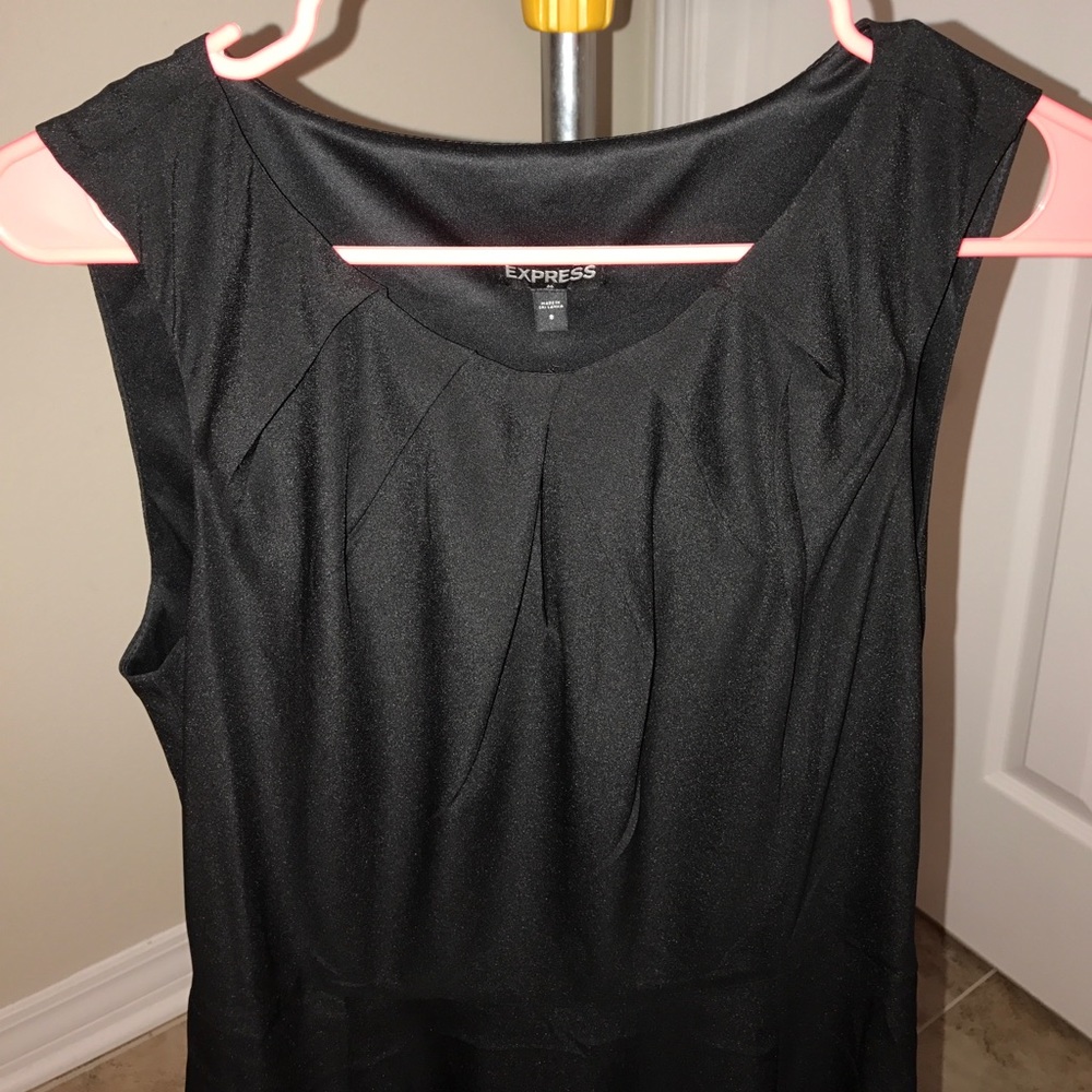 Express dress solid black - Picture 2 of 3