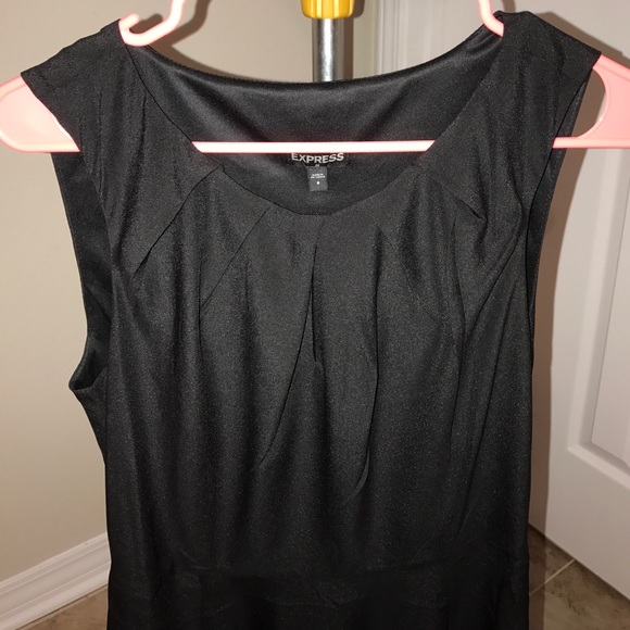 Express dress solid black - Picture 2 of 3