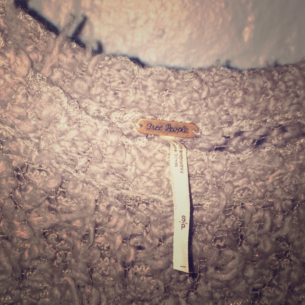 Free People Fuzzy sweater