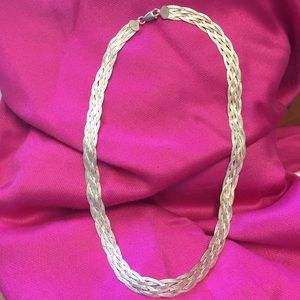 Sterling Silver 6 strand necklace