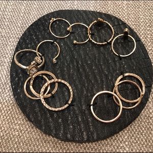 Free People Gold ring pack