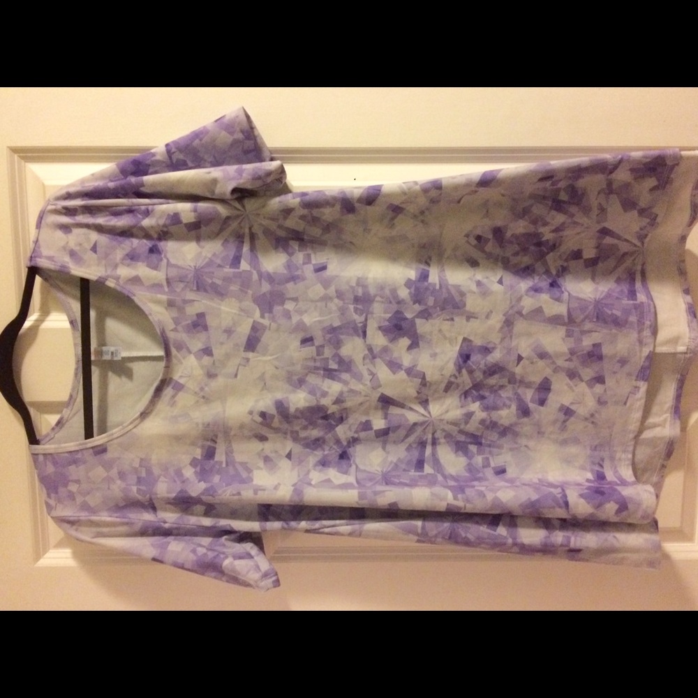 Lularoe Purple Sunburst Perfect Tee