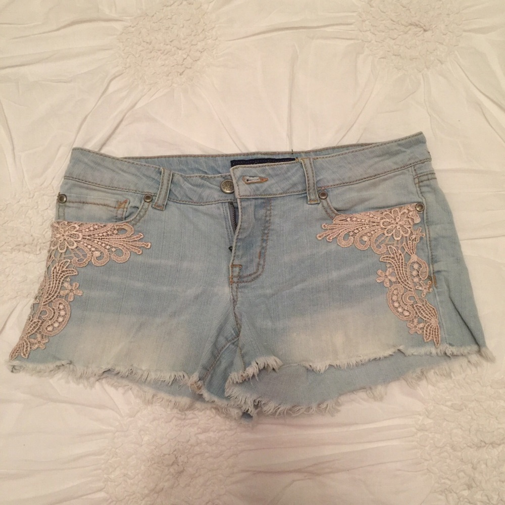 Jessica Simpson low rise jean shorts
