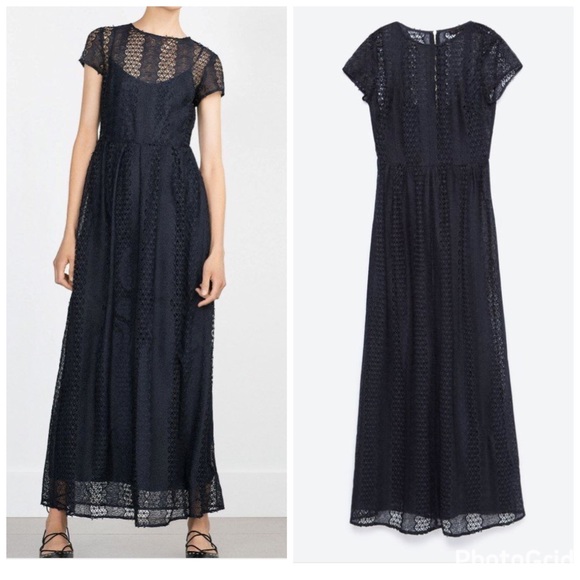 Zara Dresses & Skirts - Zara Lace Full-length Dress