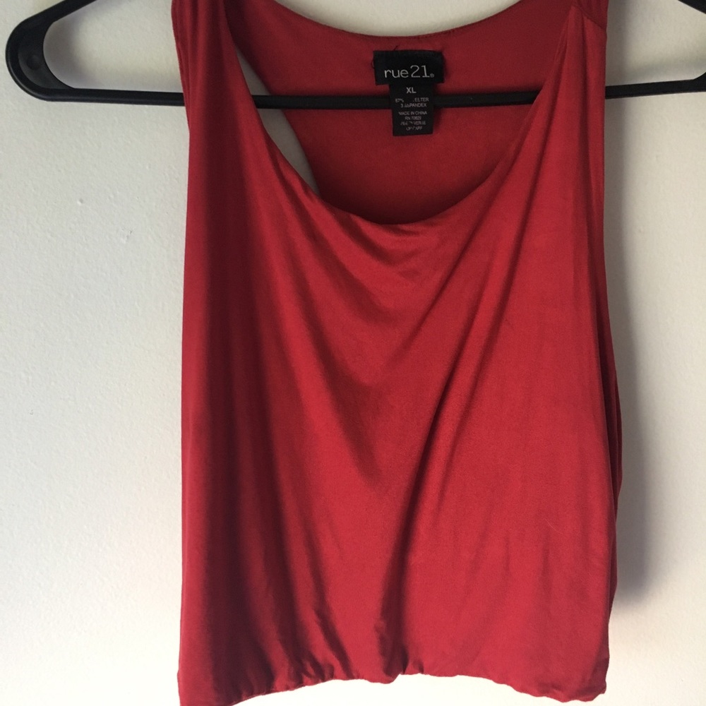Rue 21 Red crop top