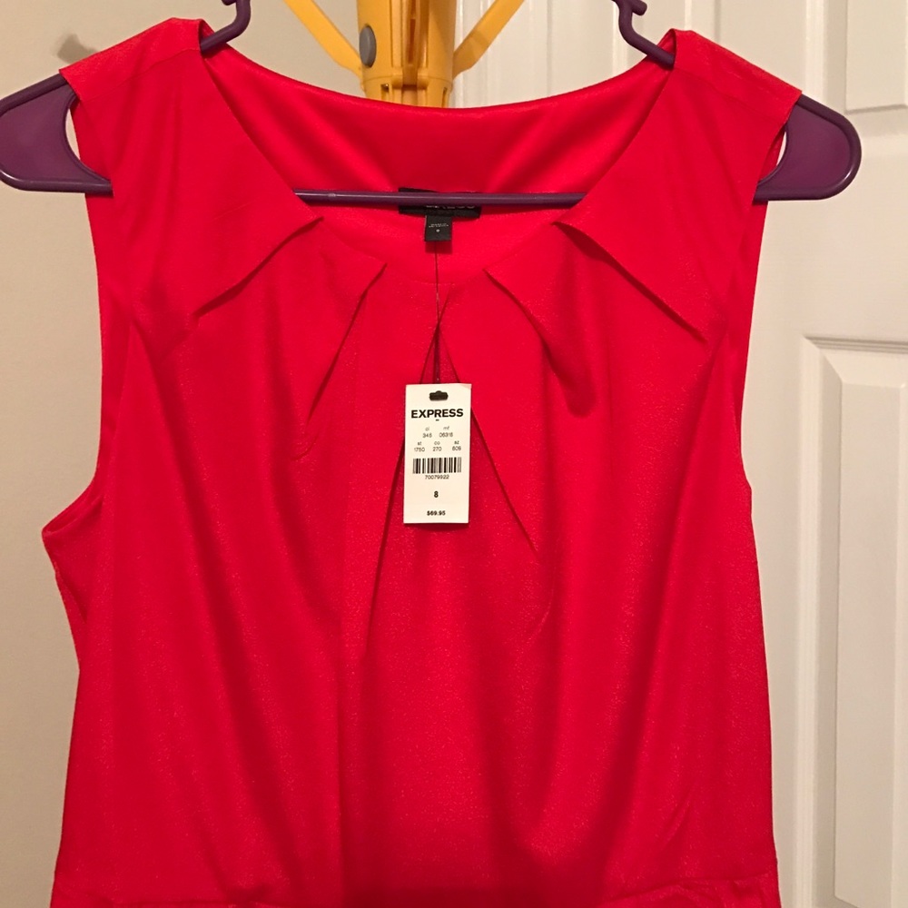 Express dress red - Picture 3 of 4