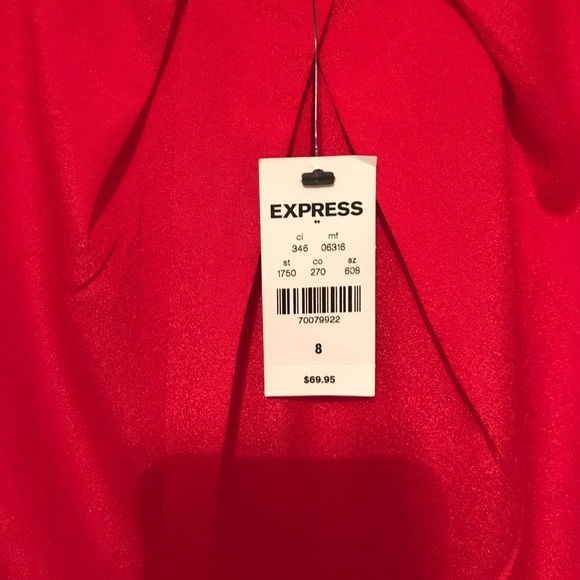 Express dress red - Picture 2 of 4