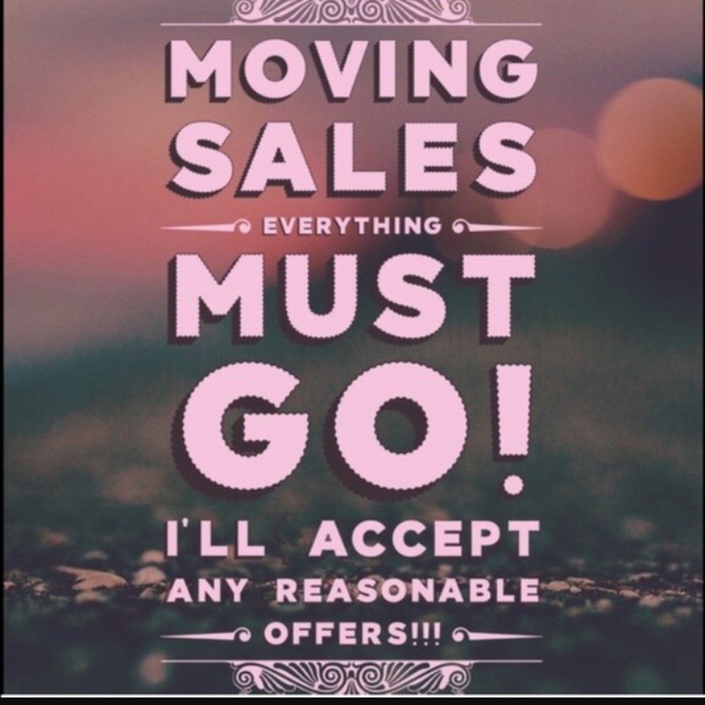 MOVING SALE COMING SOON!