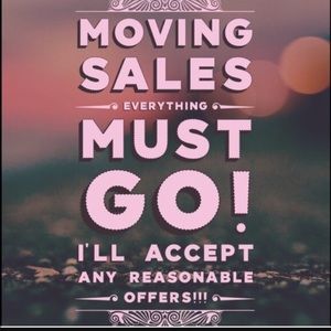 MOVING SALE COMING SOON!