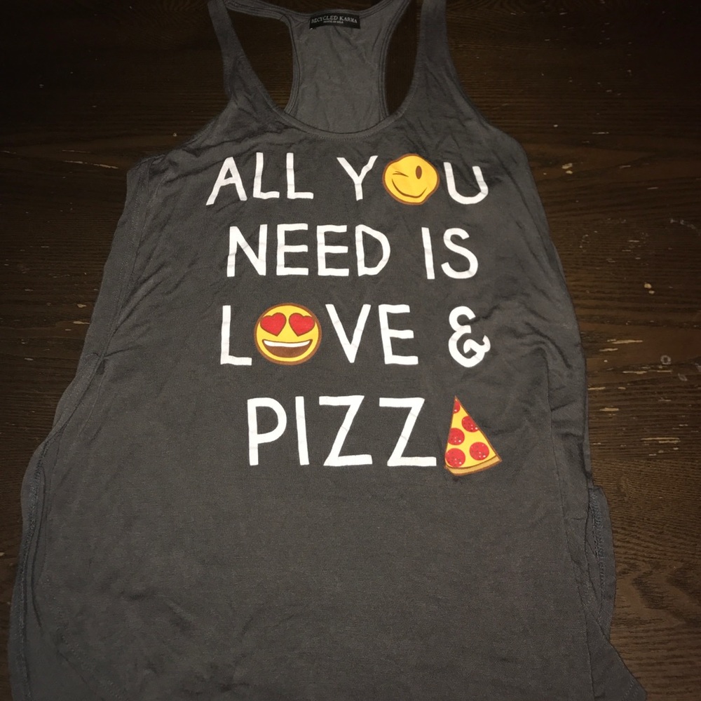 "All you need is love and pizza"