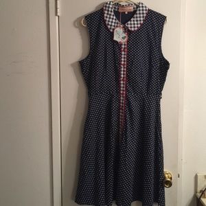 NWT Modcloth Dress Sz M retro 🇬🇧 UK