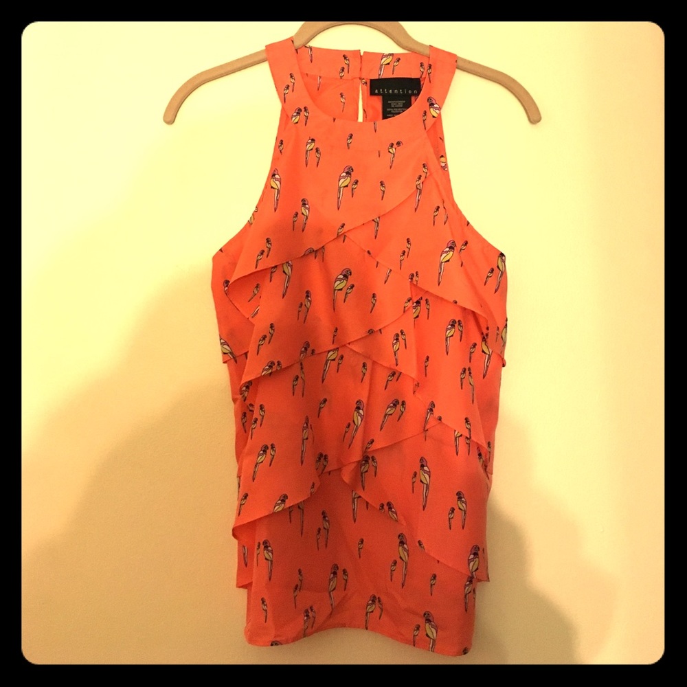 Peach Bird Shirt