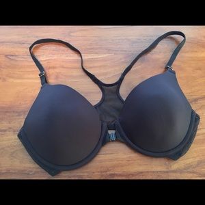 Black racer back / T back bra