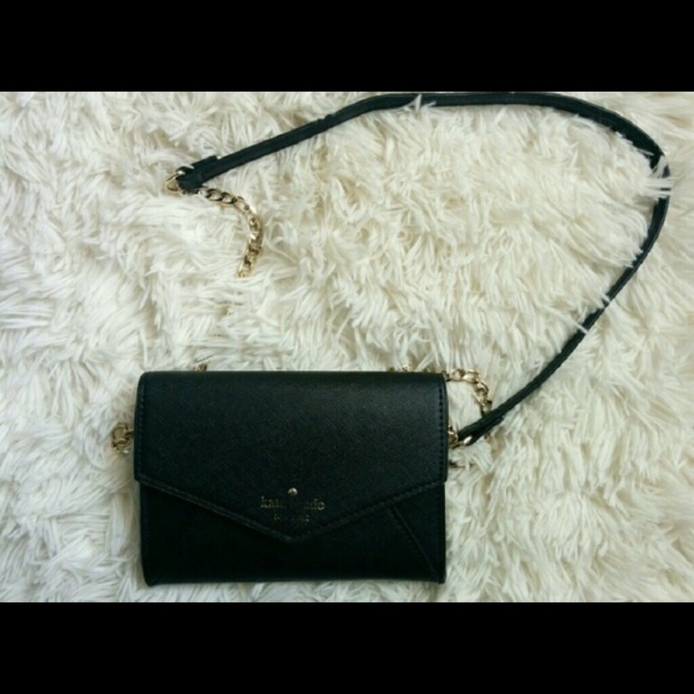 Black cross body kate spade