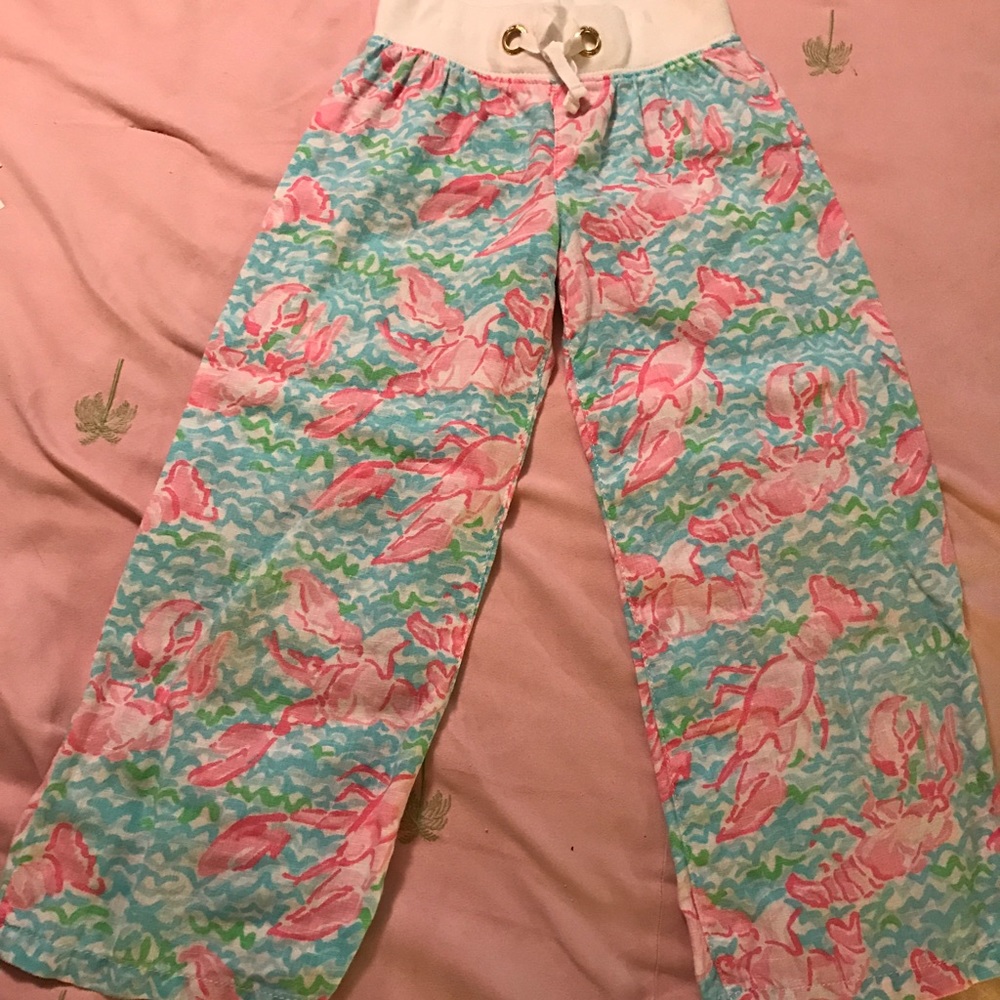 Lilly Pulitzer Beach pants Little girl size small