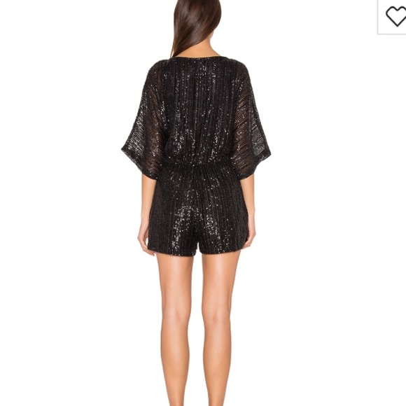 BB Dakota black sparkly romper! - Picture 2 of 4
