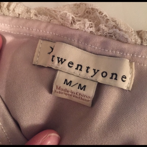 One Shoulder Lace Top - Picture 2 of 2