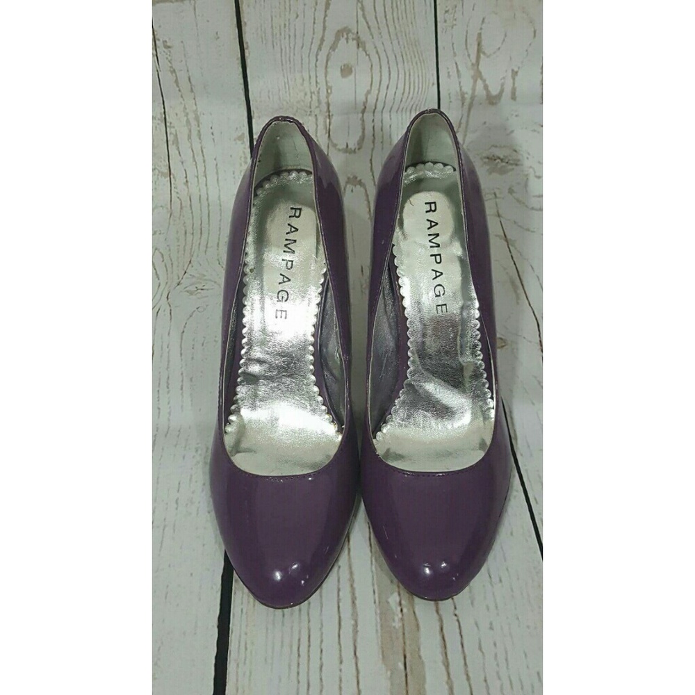 Purple Rampage Closed Toe Heels