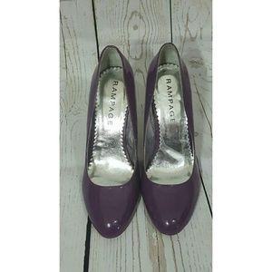 Purple Rampage Closed Toe Heels
