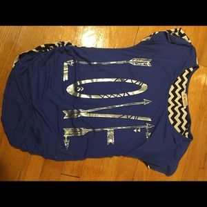 Blue love shirt