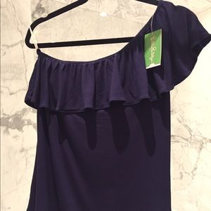 Lilly Pulitzer Neveah One Shoulder Top