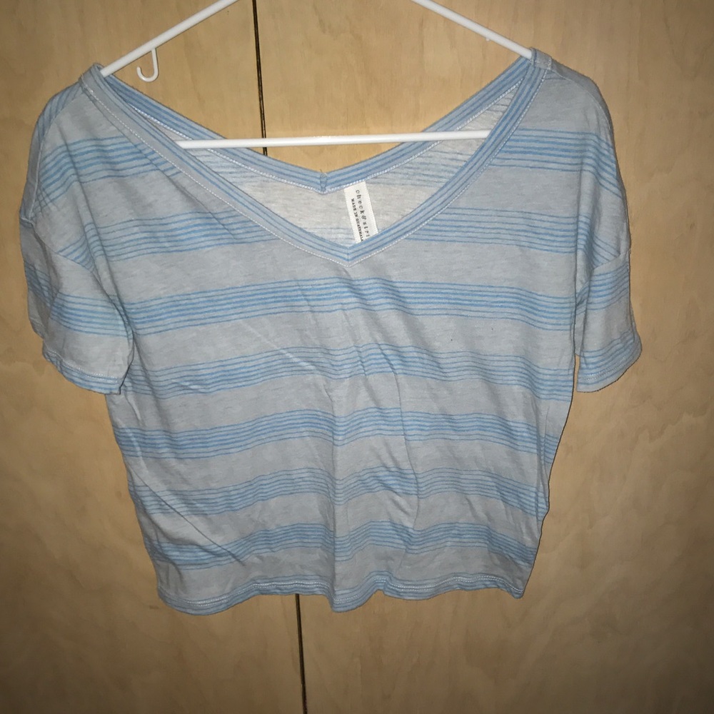 Check & Stripe Crop Top