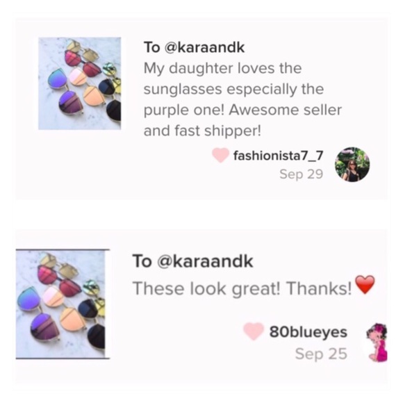 Rose Gold Mirrored Sunglasses, Cat Eye Sunglasses - Picture 4 of 4