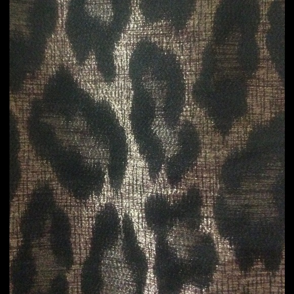 Metallic Leopard Skirt - Ann Taylor - Picture 2 of 3