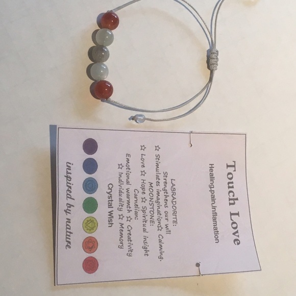 Natural Healing Gemstones Bracelet - Picture 2 of 2