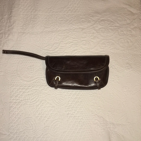 Dark Brown TRINA TURK Wristlet - Picture 1 of 3