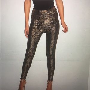 Black and Gold Leggings