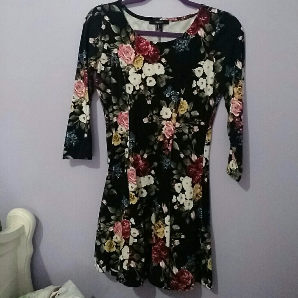 Floral dress f21