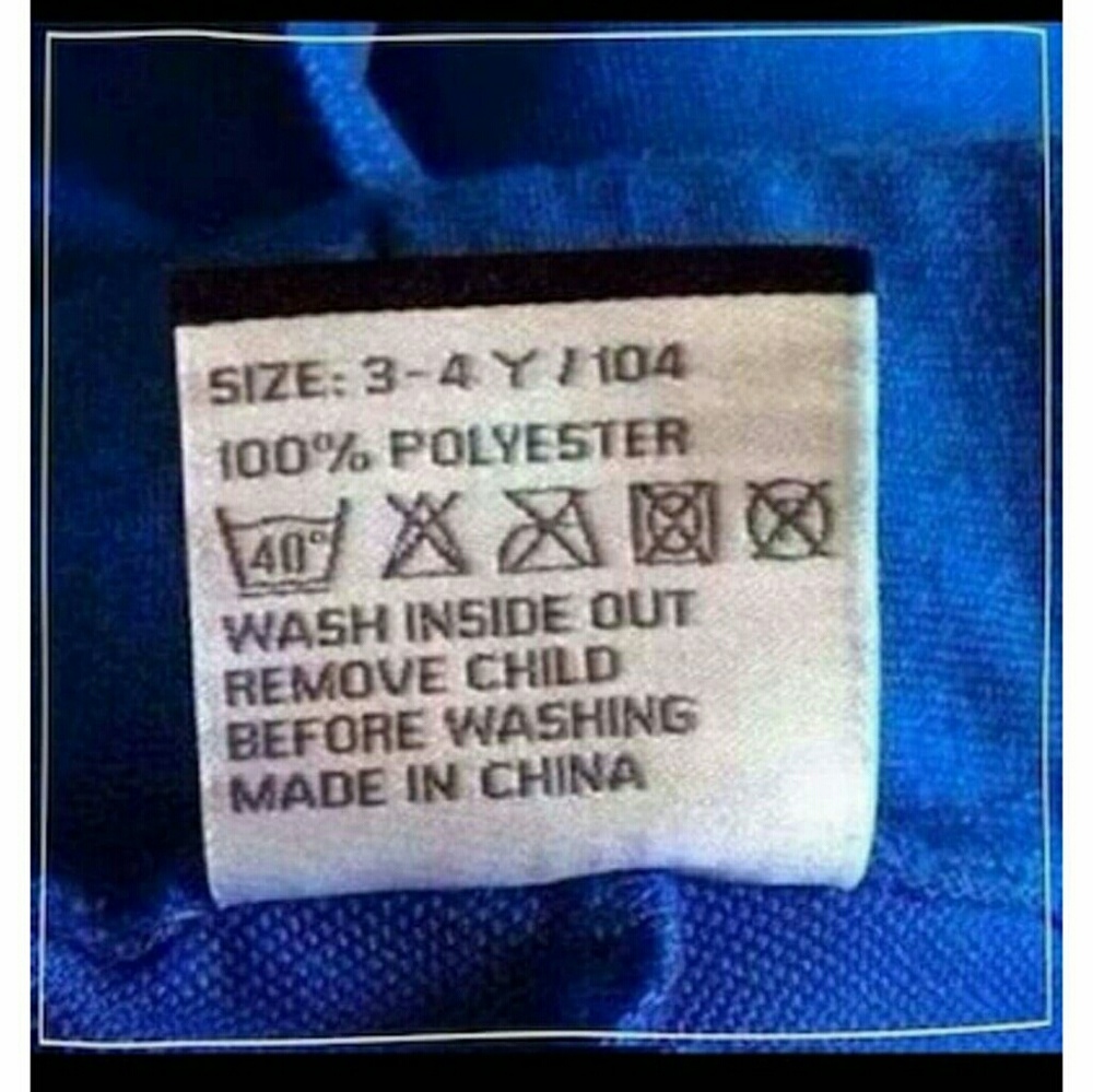 😂Washing Instructions😂