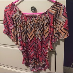 Off the shoulder shirt