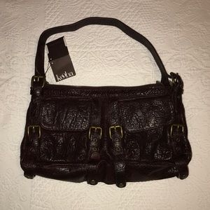Dark Brown/ Burgundy KOOBA Purse