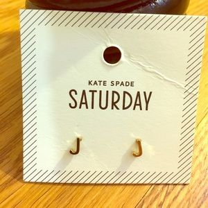 Kate Spade Saturday Initial Earrings