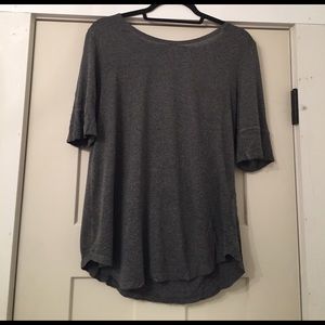 NWOT Gray H&M Half-Sleeved Tee