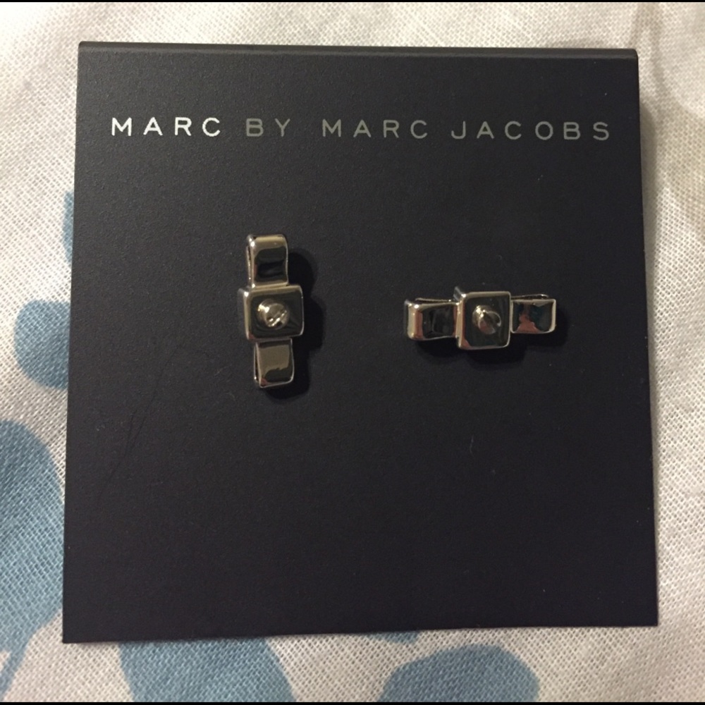 Marc By Marc Jacobs bow tie earrings