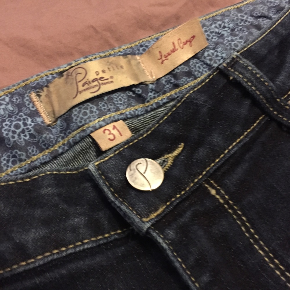 Paige Laurel Canyon Dark Jeans 31P