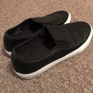 GAP patent leather slip ons, size 7