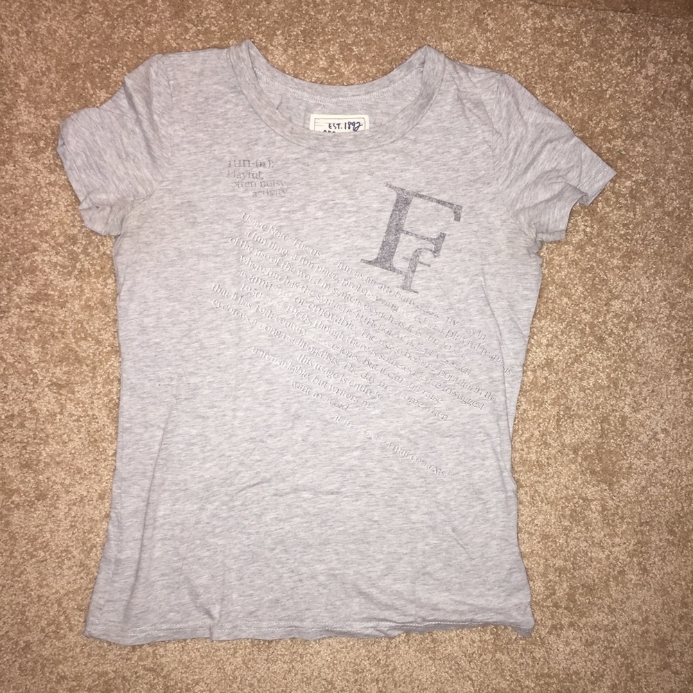 Gray Abercrombie Tee