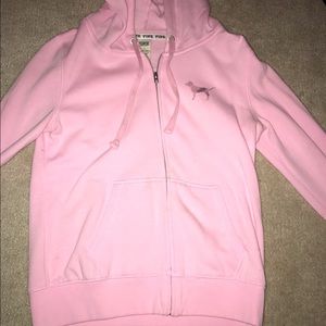 Pink Victoria Secret zip up